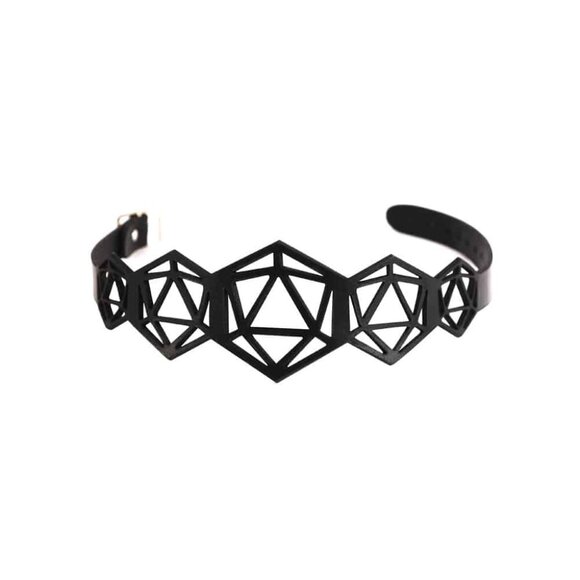 Blasted Skin Oblivion Leather Choker - Picture 6 of 6